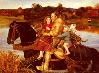 Sir John Everett Millais : A Dream Of The Past Sir Isumbras At The Ford